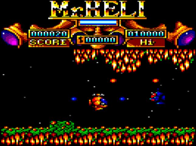 Mr Heli - Amstrad CPC game screenshot (1988) by Firebird